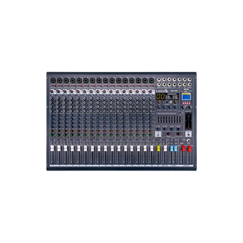 Mesa de Som Lyco LMS1604 16 Canais 4 Aux USB Bluetooth