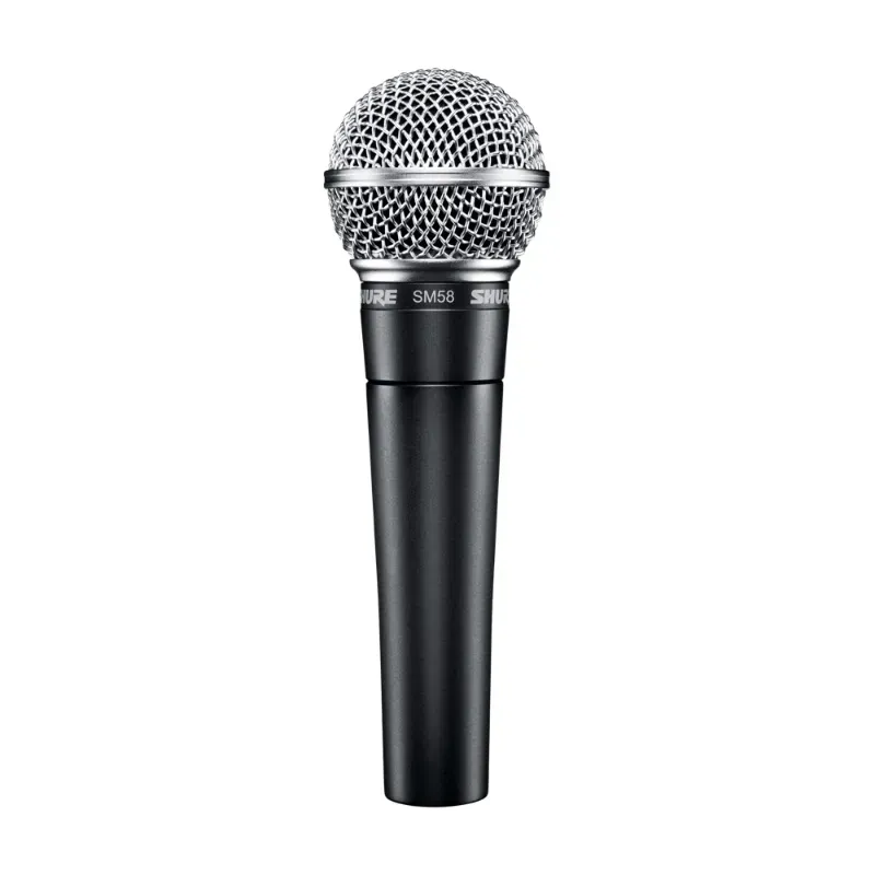 Microfone Dinâmico Shure SM58 Cardioide Profissional